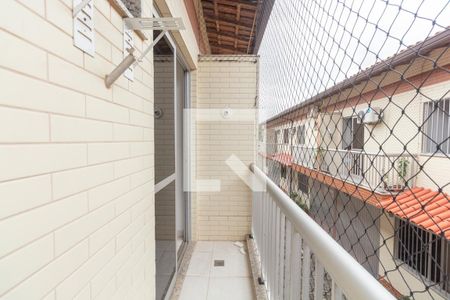 Varanda do quarto 2 de casa de condomínio para alugar com 3 quartos, 80m² em Bento Ribeiro, Rio de Janeiro