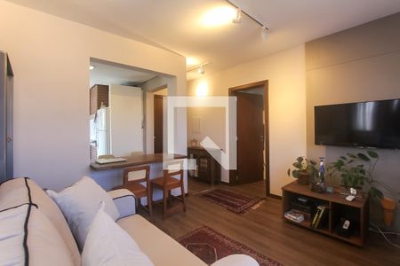 Sala de apartamento para alugar com 1 quarto, 45m² em Auxiliadora, Porto Alegre