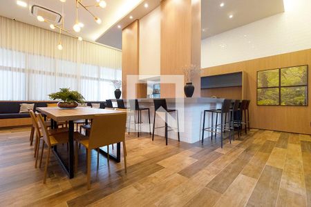 Studio para alugar com 26m², 1 quarto e sem vaga Studio para alugar com 26m², 1 quarto e sem vagaÁrea comum - Espaço Gourmet