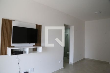 Sala de apartamento para alugar com 1 quarto, 52m² em Caiçara, Praia Grande