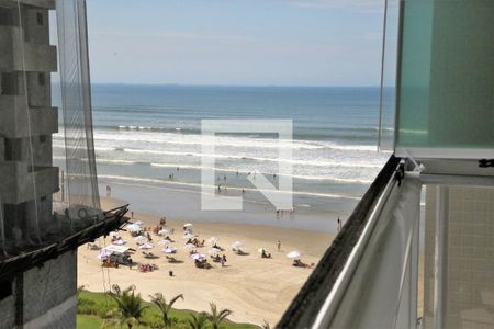Sala/Varanda de apartamento para alugar com 1 quarto, 52m² em Caiçara, Praia Grande