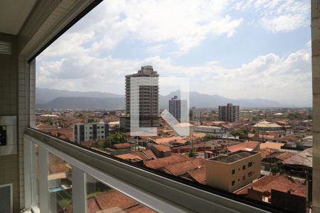 Sala/Varanda de apartamento para alugar com 1 quarto, 52m² em Caiçara, Praia Grande