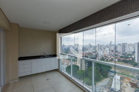 Varanda da Sala de apartamento à venda com 1 quarto, 51m² em Vila Gertrudes, São Paulo