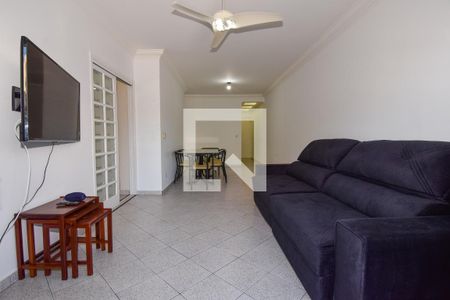 Sala de apartamento para alugar com 3 quartos, 100m² em Loteamento João Batista Julião, Guarujá