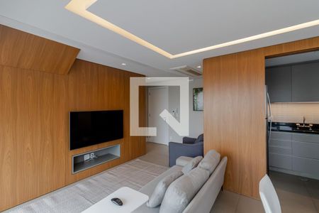Sala  de apartamento para alugar com 1 quarto, 75m² em Vila Clementino, São Paulo