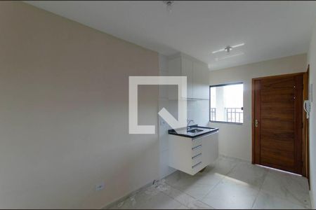 Sala e Cozinha Integrada de apartamento para alugar com 2 quartos, 40m² em Vila Marieta, São Paulo