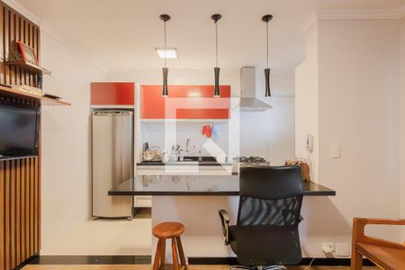 Sala de apartamento para alugar com 2 quartos, 50m² em Cerqueira César, São Paulo