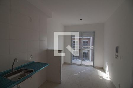 Sala/Cozinha de apartamento para alugar com 1 quarto, 28m² em Jardim Caravelas, São Paulo