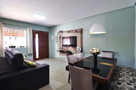 Sala de casa para alugar com 2 quartos, 80m² em Vila Junqueira, Santo André