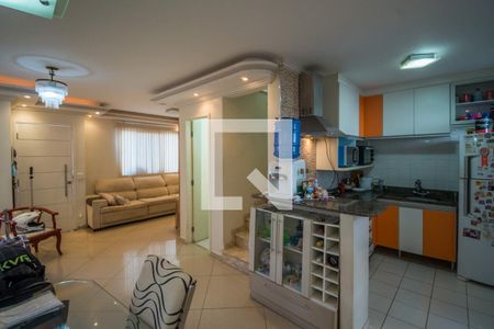 Sala de casa de condomínio para alugar com 3 quartos, 100m² em Parque Imperador, Campinas