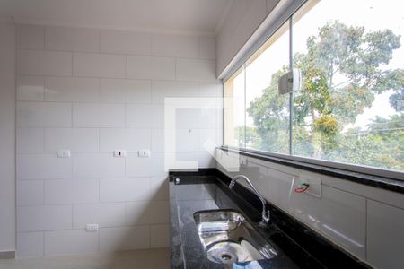 Sala/Cozinha de kitnet/studio para alugar com 1 quarto, 40m² em Jardim Bom Pastor, Santo André