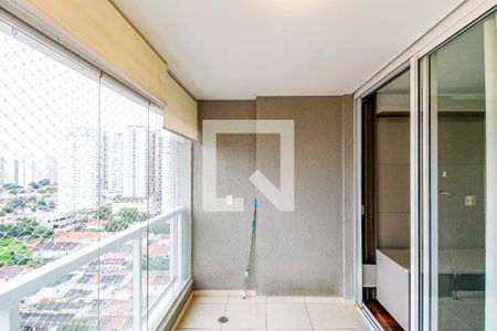 Varanda de apartamento à venda com 1 quarto, 45m² em Brooklin, São Paulo