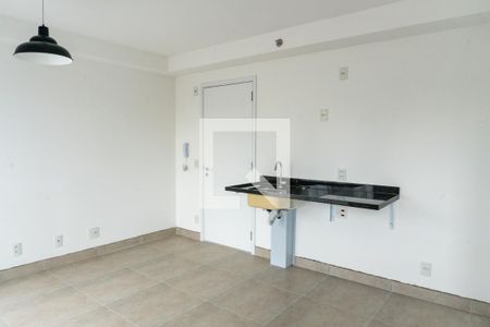 Sala/Cozinha de apartamento para alugar com 1 quarto, 28m² em Mirandópolis, São Paulo