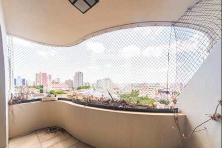 Varanda da Sala de apartamento à venda com 3 quartos, 262m² em Vila Assunção, Santo André
