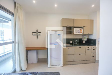 Sala de Estar de kitnet/studio à venda com 1 quarto, 28m² em Butantã, São Paulo