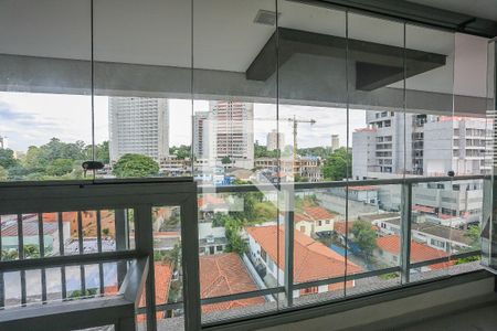 Varanda da Sala de kitnet/studio à venda com 1 quarto, 28m² em Butantã, São Paulo