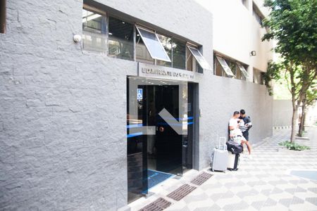 Fachada do bloco de kitnet/studio para alugar com 1 quarto, 37m² em Centro Histórico de São Paulo, São Paulo