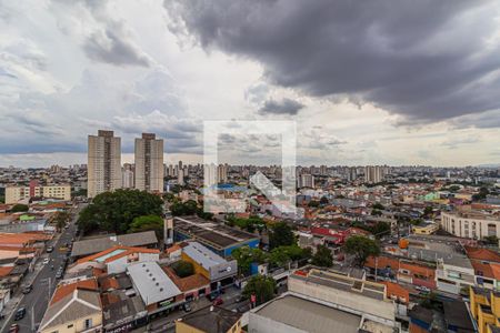 Vista da Sacada da Sala de apartamento para alugar com 2 quartos, 49m² em Parque Industriario, Santo André