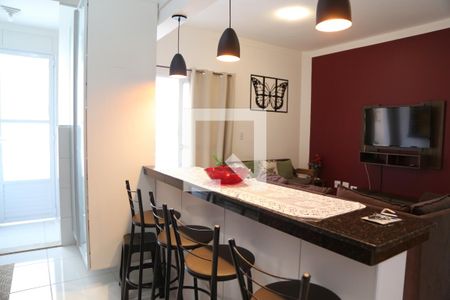 Sala de apartamento para alugar com 2 quartos, 78m² em Real, Praia Grande