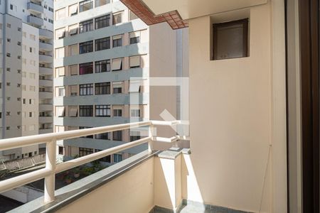 Varanda da Sala de apartamento à venda com 1 quarto, 45m² em Consolação, São Paulo