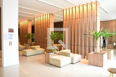 Studio para alugar com 27m², 1 quarto e 1 vagaHall