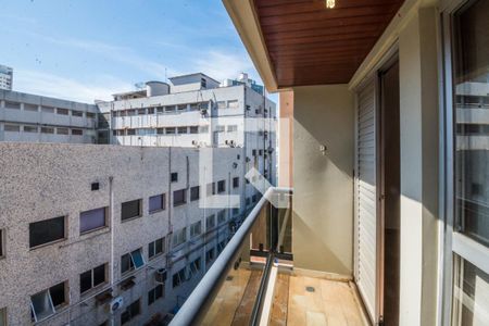 Varanda da Sala de apartamento para alugar com 1 quarto, 54m² em Vila Itapura, Campinas