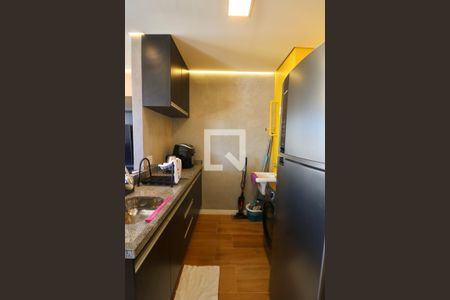 Cozinha de kitnet/studio à venda com 1 quarto, 26m² em Bela Vista, São Paulo