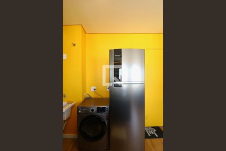 Cozinha de kitnet/studio à venda com 1 quarto, 26m² em Bela Vista, São Paulo
