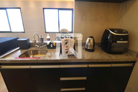 Cozinha de kitnet/studio à venda com 1 quarto, 26m² em Bela Vista, São Paulo