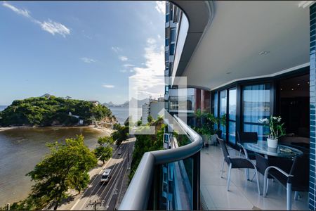 Varanda da Sala de apartamento à venda com 4 quartos, 321m² em Boa Viagem, Niterói