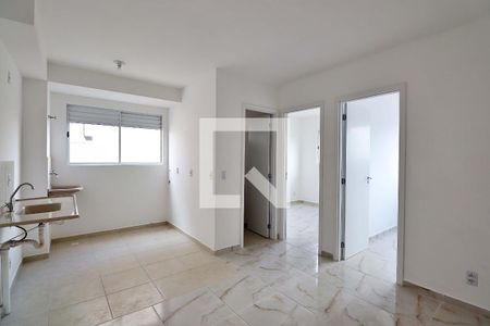Sala de apartamento para alugar com 2 quartos, 62m² em Jardim Vila Rica, Santo André