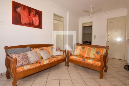Sala de apartamento para alugar com 2 quartos, 65m² em Tombo, Guarujá