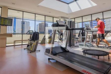 Apartamento para alugar com 50m², 1 quarto e 1 vaga Apartamento para alugar com 50m², 1 quarto e 1 vagaAcademia