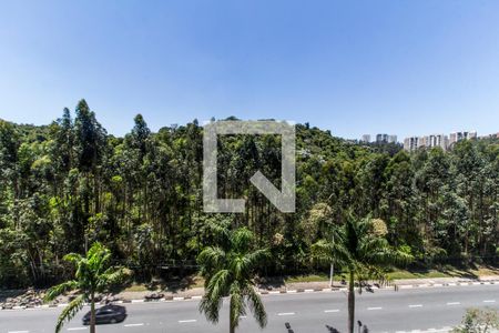 Vista da Varanda de apartamento à venda com 1 quarto, 50m² em Tamboré, Santana de Parnaíba