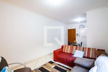 Sala de apartamento à venda com 3 quartos, 84m² em Vila Tibiriçá, Santo André