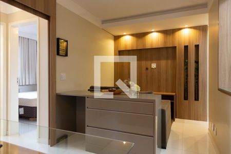 Sala de apartamento para alugar com 2 quartos, 47m² em Reserva Sul Condomínio Resort, Ribeirão Preto