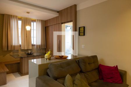 Sala de apartamento para alugar com 2 quartos, 47m² em Reserva Sul Condomínio Resort, Ribeirão Preto