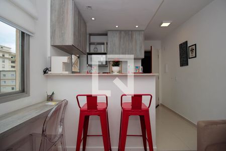 Studio para alugar com 35m², 1 quarto e 1 vaga Studio para alugar com 35m², 1 quarto e 1 vagaCozinha
