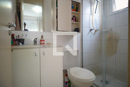 Banheiro da Suíte de apartamento à venda com 3 quartos, 77m² em Morro Santana, Porto Alegre