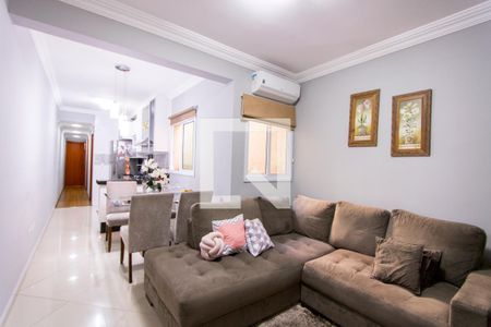 Sala de apartamento à venda com 2 quartos, 114m² em Vila Camilópolis, Santo André