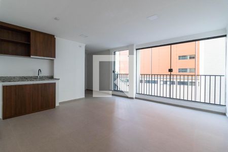 Sala / Cozinha / Quarto  de kitnet/studio para alugar com 1 quarto, 31m² em Santana, São Paulo