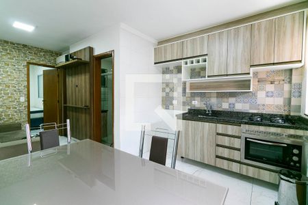 Sala/Cozinha de apartamento para alugar com 1 quarto, 40m² em Chácara Califórnia, São Paulo