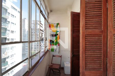 Varanda de kitnet/studio à venda com 1 quarto, 32m² em Bela Vista, São Paulo