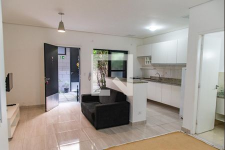 Studio para alugar com 50m², 1 quarto e sem vaga Studio para alugar com 50m², 1 quarto e sem vagaSala