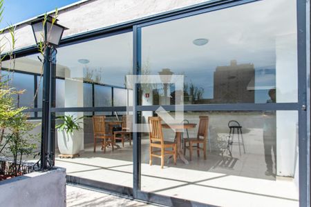 Studio para alugar com 50m², 1 quarto e sem vaga Studio para alugar com 50m², 1 quarto e sem vagaSalão de festas/churrasqueira