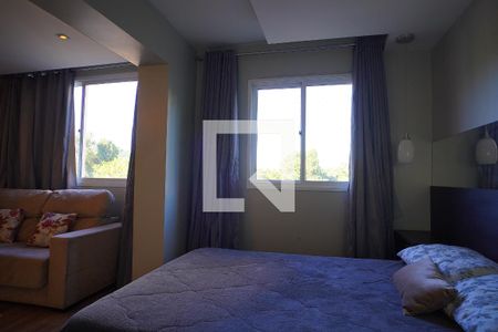 Sala - Quarto de apartamento à venda com 1 quarto, 40m² em Jardim Carvalho, Porto Alegre