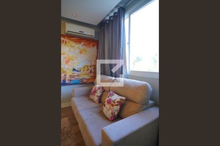 Sala  de apartamento à venda com 1 quarto, 40m² em Jardim Carvalho, Porto Alegre