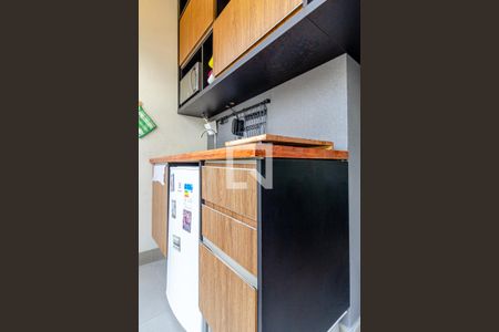 Studio à venda com 34m², 1 quarto e sem vagaVaranda e Cozinha