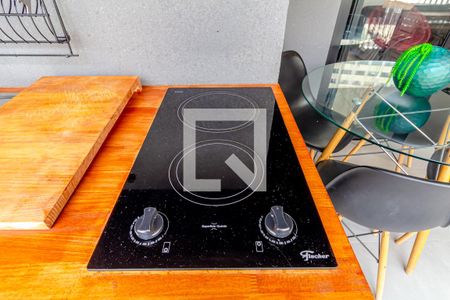 Studio à venda com 34m², 1 quarto e sem vagaVaranda e Cozinha