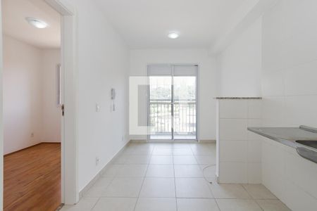 Sala/Cozinha de apartamento para alugar com 1 quarto, 28m² em Jardim Caravelas, São Paulo